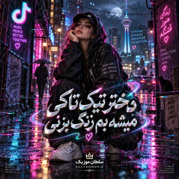 دانلود آهنگ دختر تیک تاکی میشه بهم زنگ بزنی