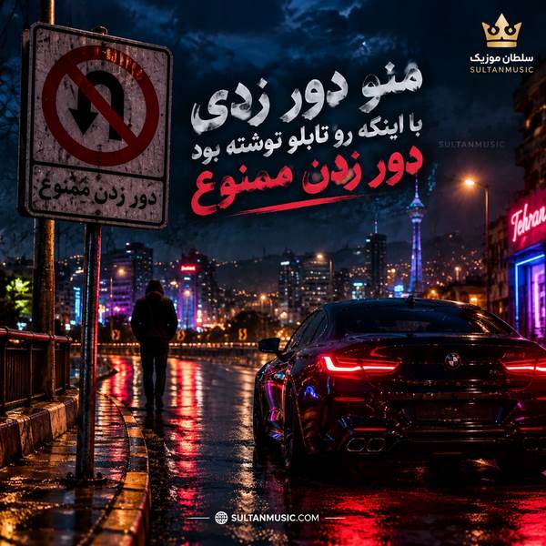 منو دور زدی با اینکه رو تابلو نوشته بود دور زدن ممنوع