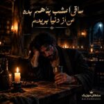 دانلود آهنگ ساقی امشب پناهم بده من از دنیا بریدم